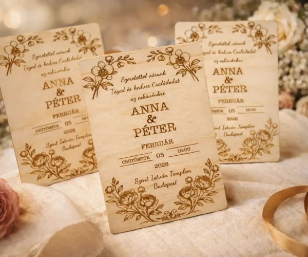 esküvői meghívó