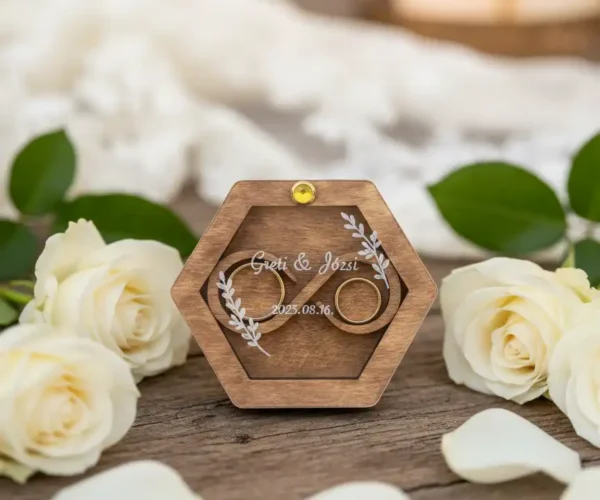 gyűrűtartó esküvőre