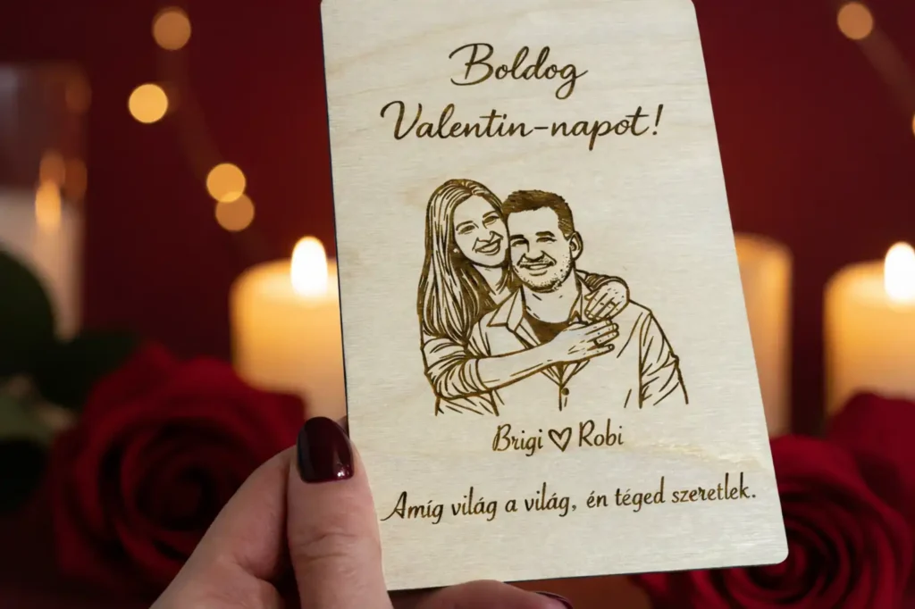 személyes Valentin-napi ajándék