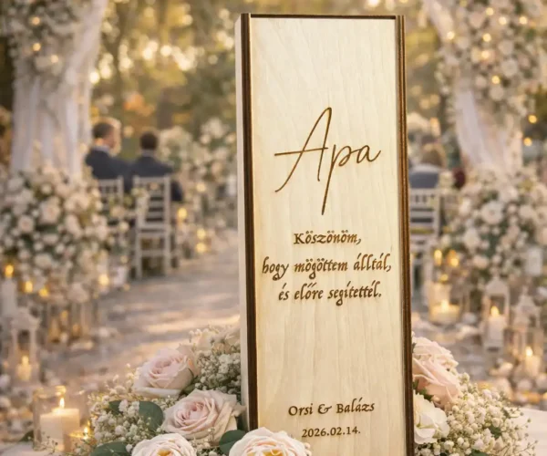 Esküvői Szülőköszöntő ajándék