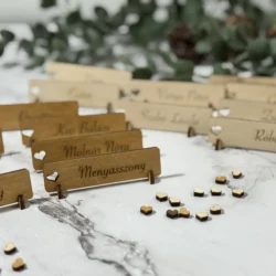 Esküvői névtábla