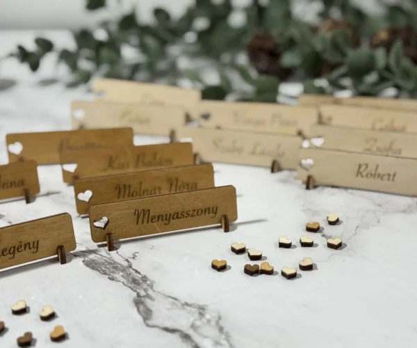 Esküvői névtábla