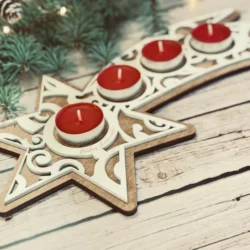 adventi mécsestartó