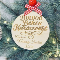 Egyedi karácsonyfadísz