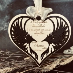 szív alakú emléktárgy