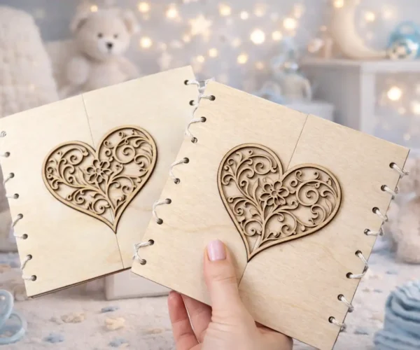 Baba bejelentő képeslap