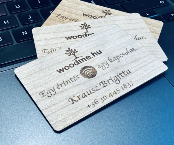 egyedi NFC névjegykártya