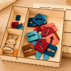 Fa Montessori irányjáték – Nyuszi Útja